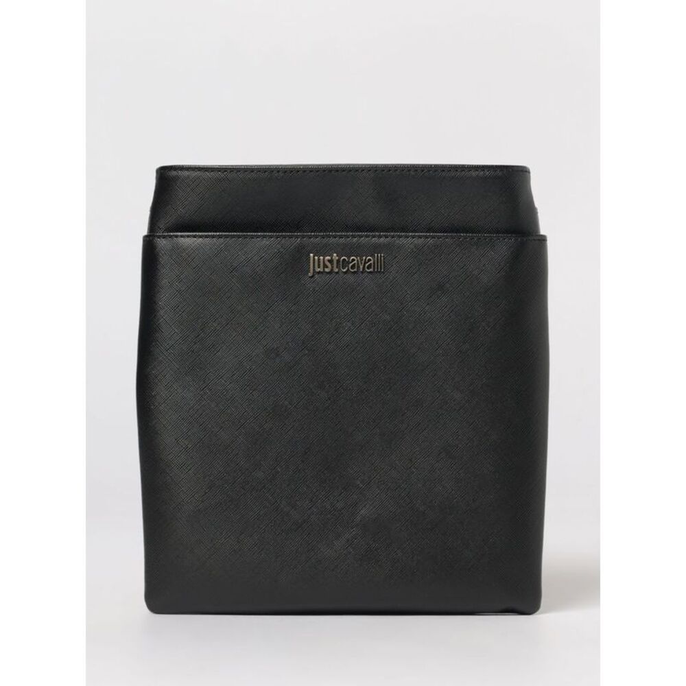 Just Cavalli Men Messenger Leather Shoulder Bag Just Cavalli
